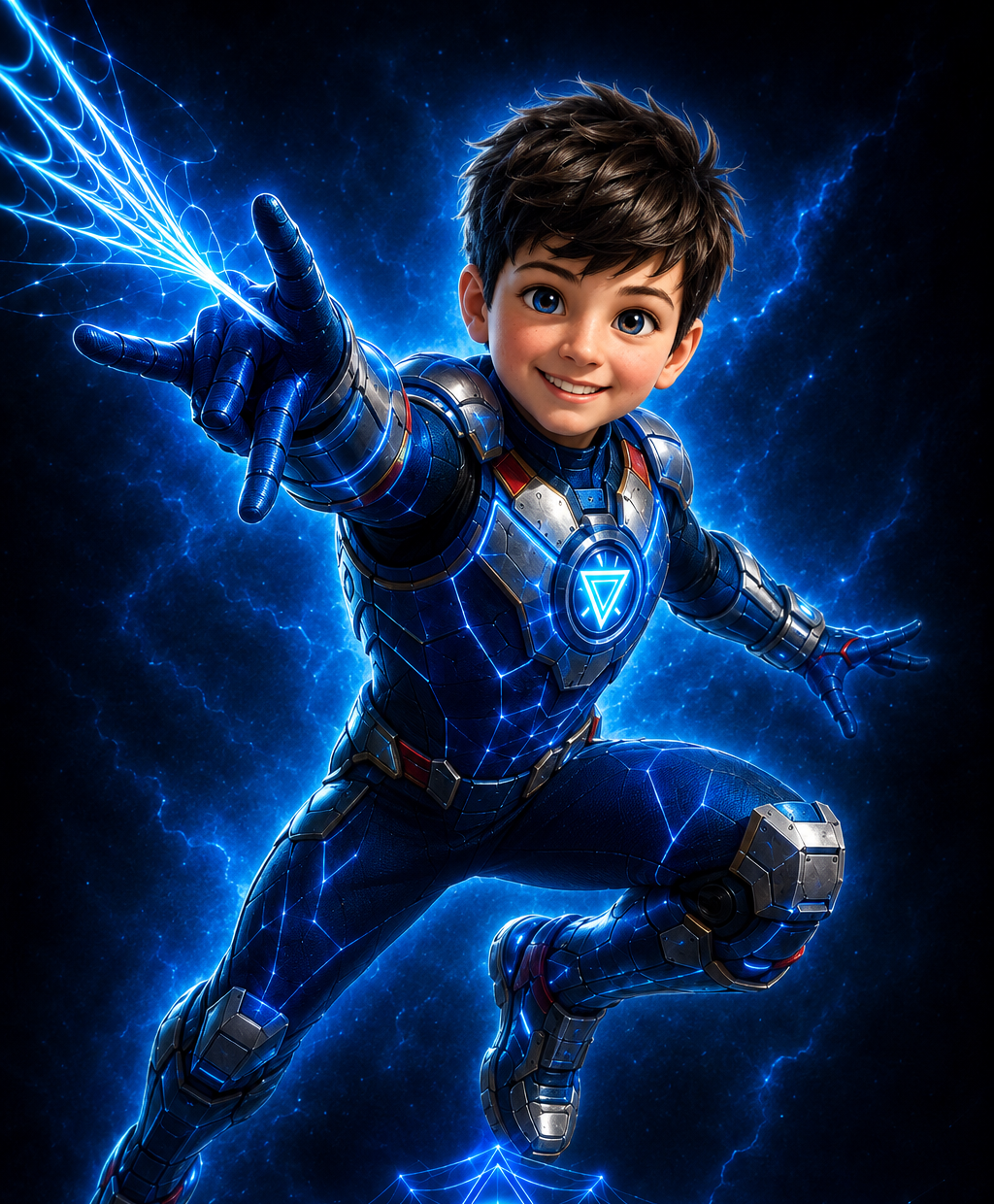 Arc Weaver, the Tech Acrobat — the Rift Crew character created by Sébastien